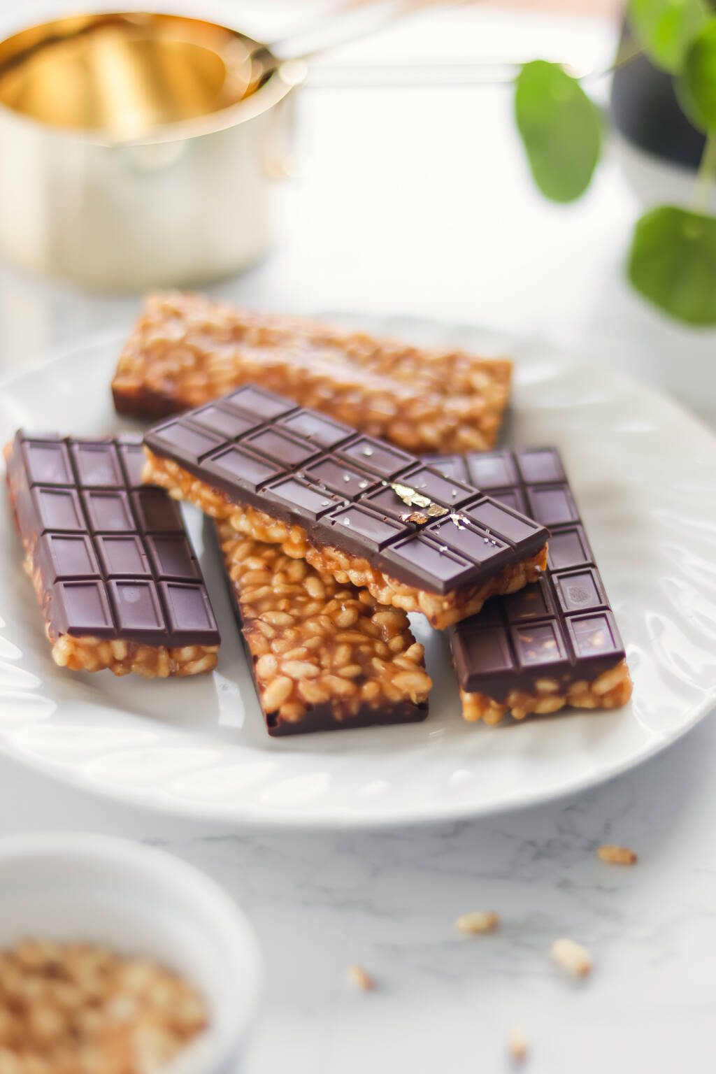 Solid Rice Bar 5-Ingredient Healthy Puffed Rice Bars (Vegan) | Happy Vegannie