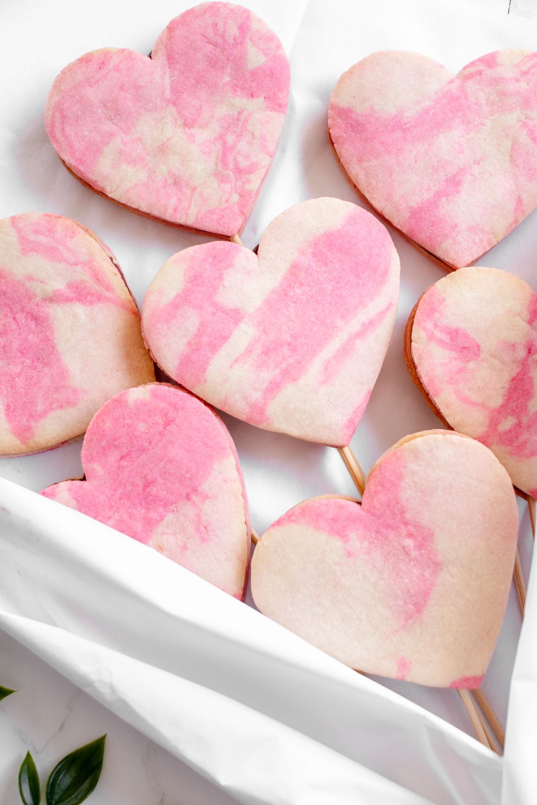 vegan heart cookies
