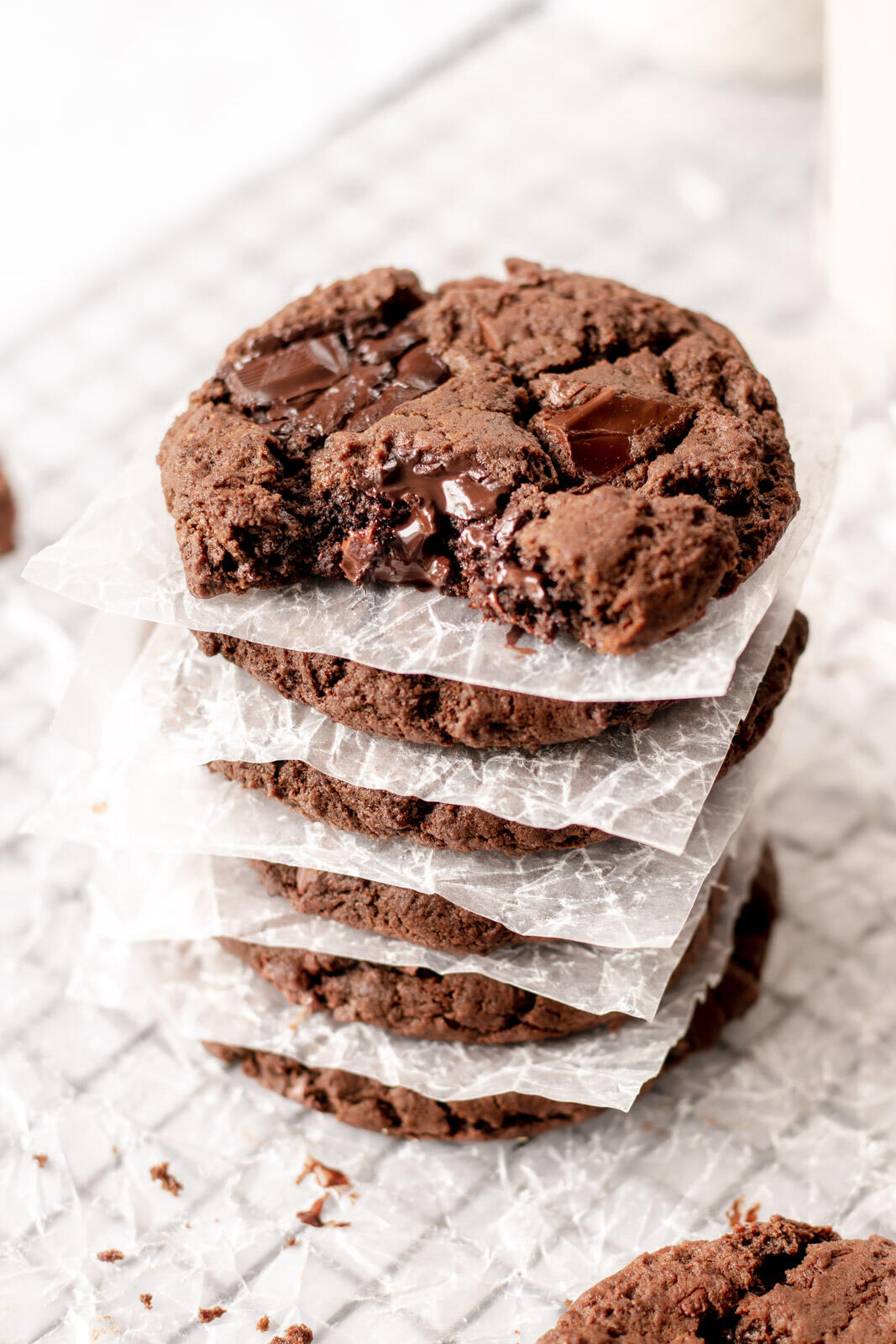 Vegan Double Chocolate Cookies