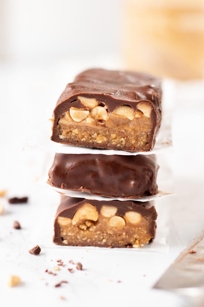 Healthy Vegan Snickers Bars Recipe