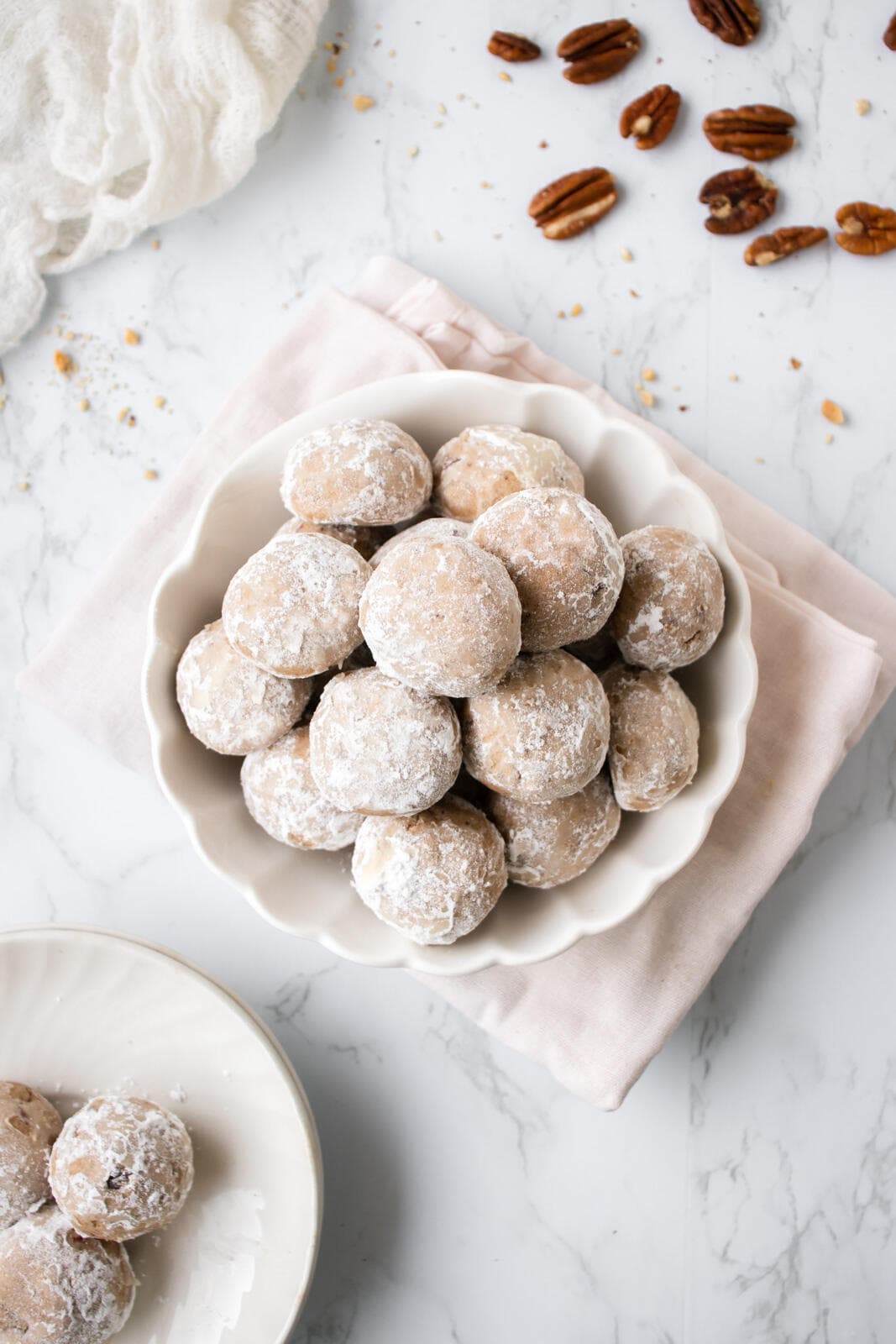 Vegan Mexican Wedding Cookies (Snowball Cookies)